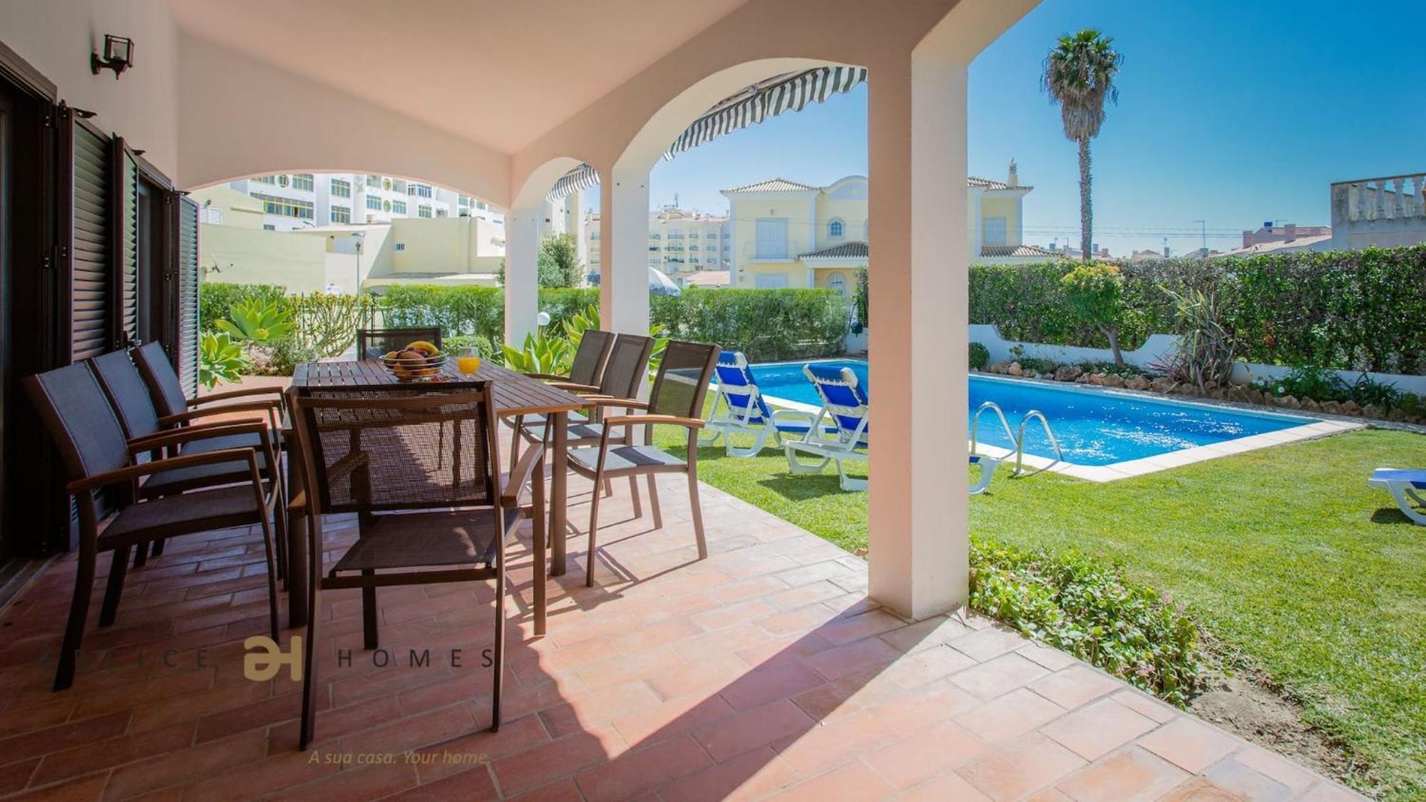 Greice Homes-650 Meters From The Beach, 4 Bedrooms Villa For Holidays In Vilamoura-Куартейра Екстер'єр фото